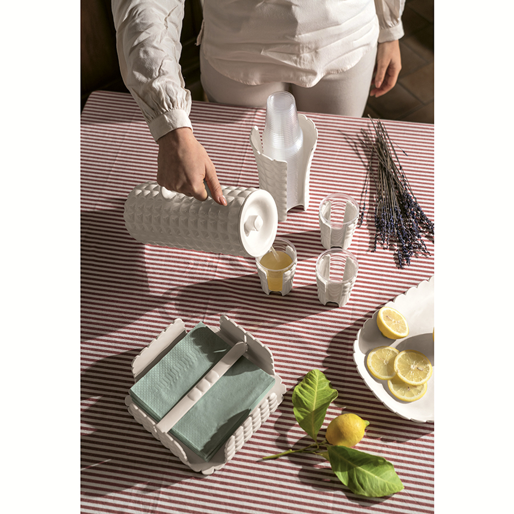 Кувшин 1.75л Guzzini Tiffany молочно-белый