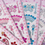 Наклейки-стразы Alingar, акриловые, "Весенний декор", бабочки, сердечки, цветы, пакет с европодвесом