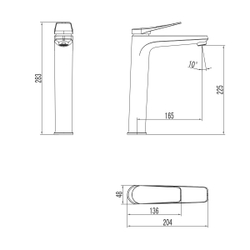 Смеситель Lemark Bronx LM3709GM для раковины