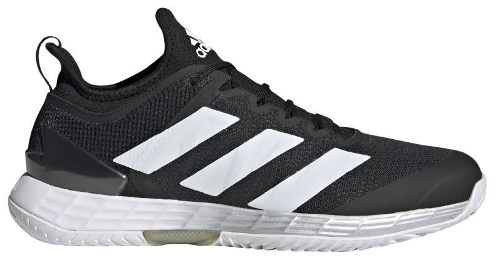 Мужские кроссовки теннисные Adidas Adizero Ubersonic 4 M - core black/white/silver metallic