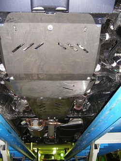 Защита картера двигателя (2,5 мм, сталь) для Toyota Sequoia 2008- (V = 5.7), Toyota Tundra 2004-2007 (V = 4.7) Sheriff.24.1559