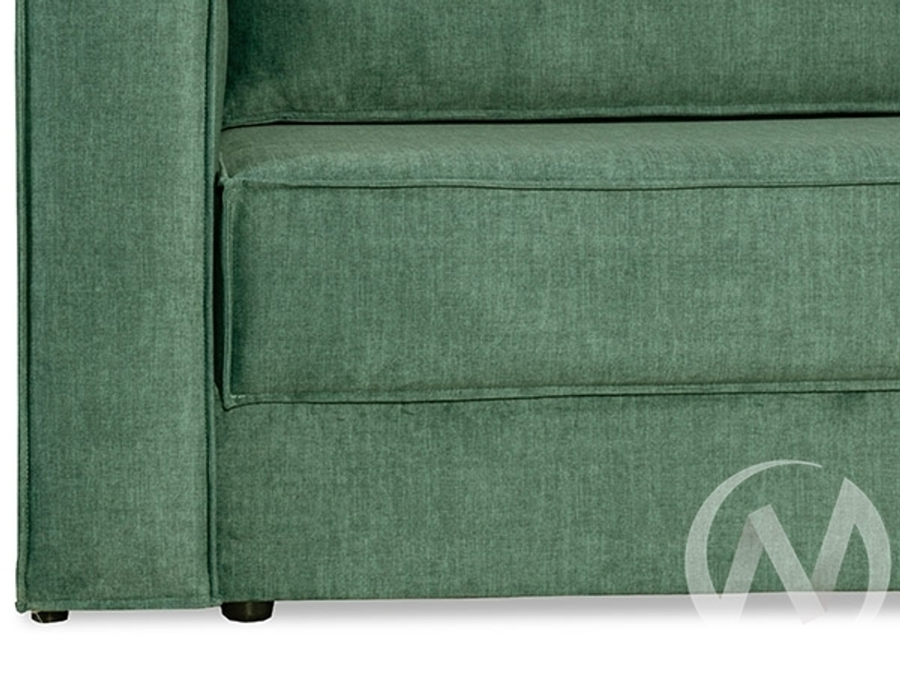 Диван прямой Эдельвейс (БД) SQUARE 15 (велюр зеленый)