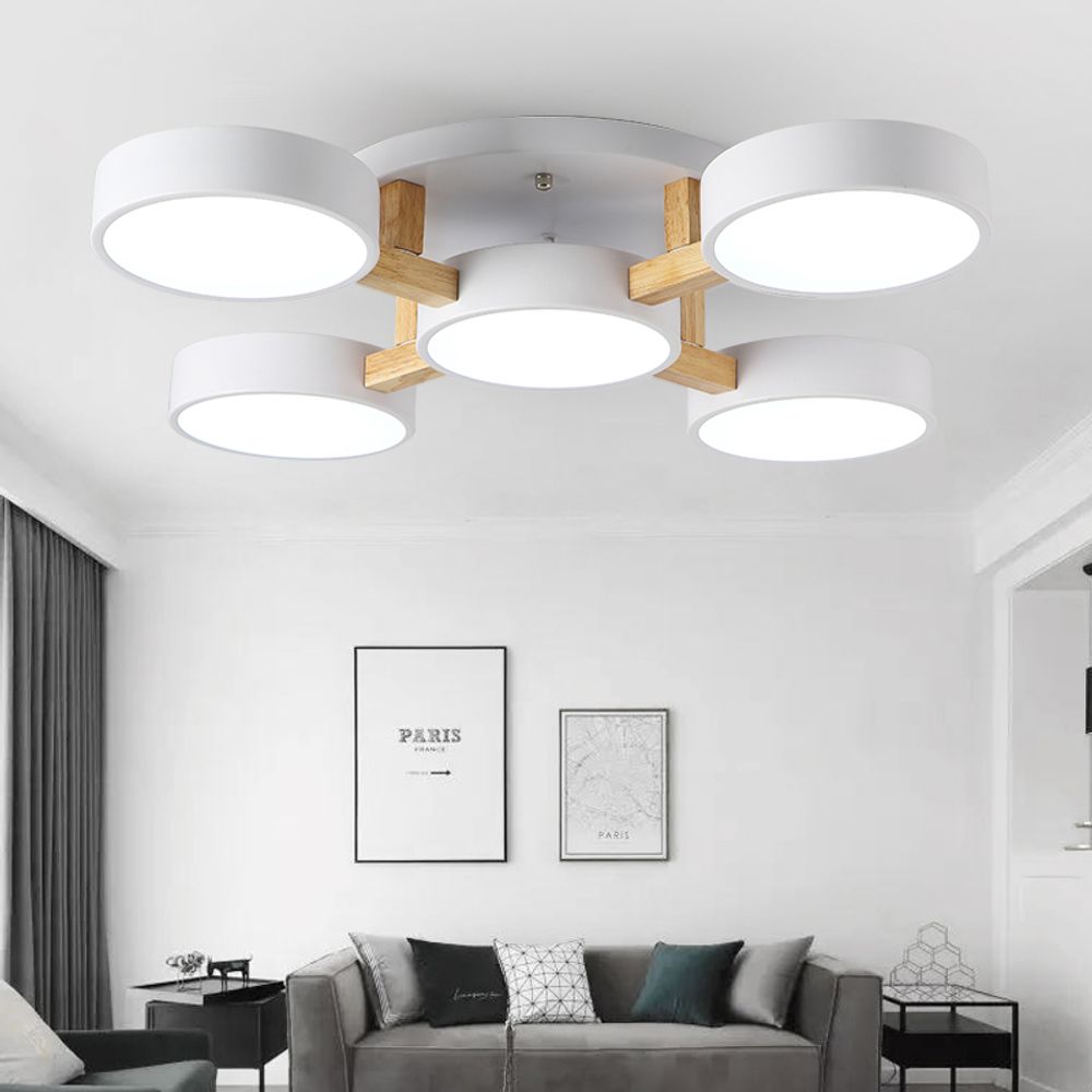 Потолочная Люстра Joist 5 White By Imperiumloft