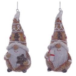 GAEM Фигурка декоративная подвесная "Гном", L4,5 W4,5 H10,5 см, 2в.