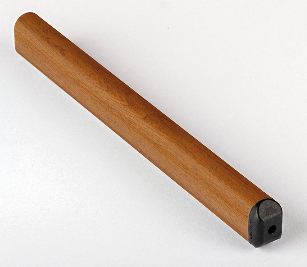 Зонт профессиональный 2.9х2.9 м Scolaro Astro Timber, имитация ироко, черный