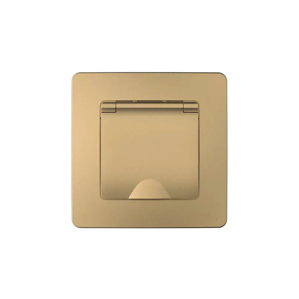 BLANCA С/У IP44 РОЗЕТКА с заземлением со шторками, с крышкой, 16А, 250В, ТИТАН