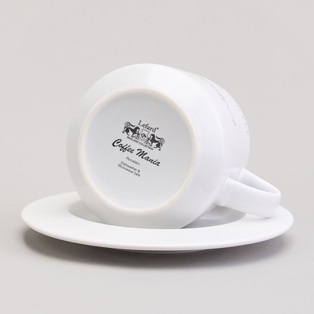 ЧАЙНЫЙ НАБОР LEFARD "COFFEEMANIA" НА 2 ПЕР. 4 ПР. 320 МЛ