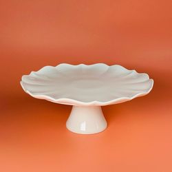 Lenardi 133-417 Блюдо 39,5х11,5см на ножке ШАРМЕЛЬ в под.уп.(х4)Фарфор