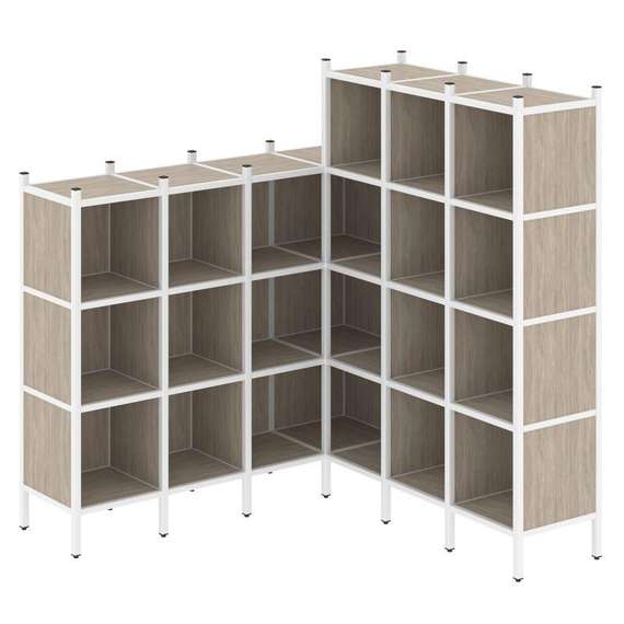 Лофт Угловой внутренний стеллаж VR.L-50  1694*1694*1869