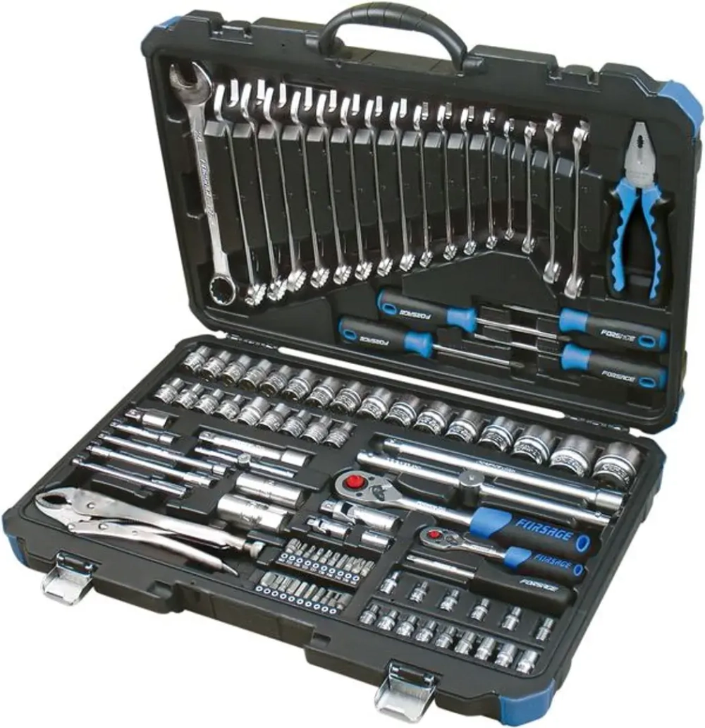 Набор инструментов 101пр., 1/4''1/2''(6гр.)(4-32мм) Forsage F-41013-5
