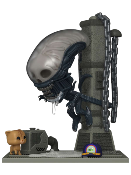 Фигурка Funko POP! Deluxe Alien Xenomorph with Jonesy (Exc)