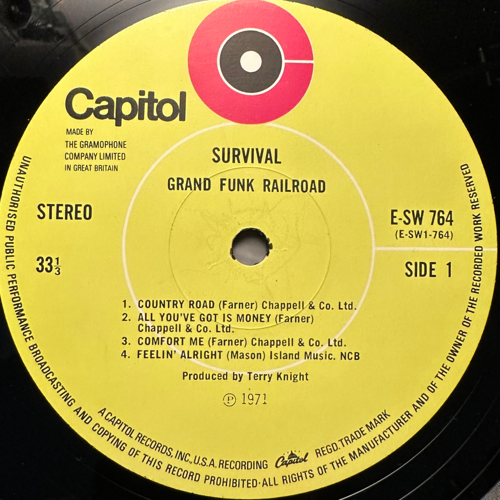 Grand Funk Railroad - Survival (США 1971г.)