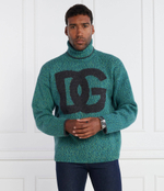 Хлопковый гольф Dolce & Gabbana - бирюзовый(GXR18T JFMN1)