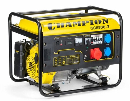 Генератор бензиновый CHAMPION GG6500-3