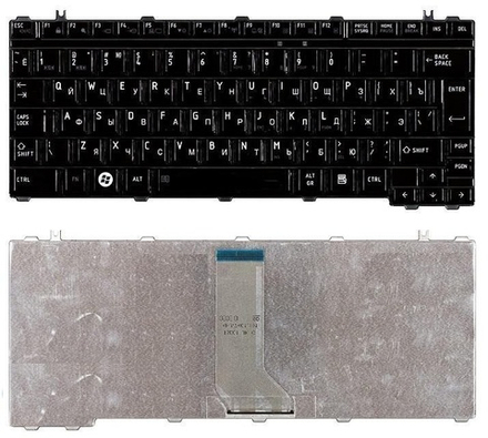 Клавиатура для ноутбука Toshiba Satellite M800, N860, U800, U900, Z830 Series (Черная)