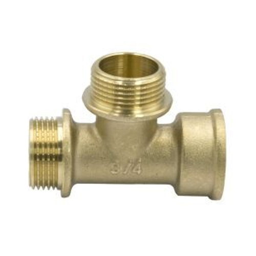 Тройник лат. 3/4" вн./вн./нар. Никель