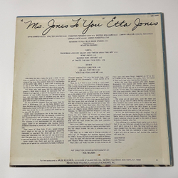 Винтажная виниловая пластинка LP Etta Jones, Ms. Jones To You (США 1976)