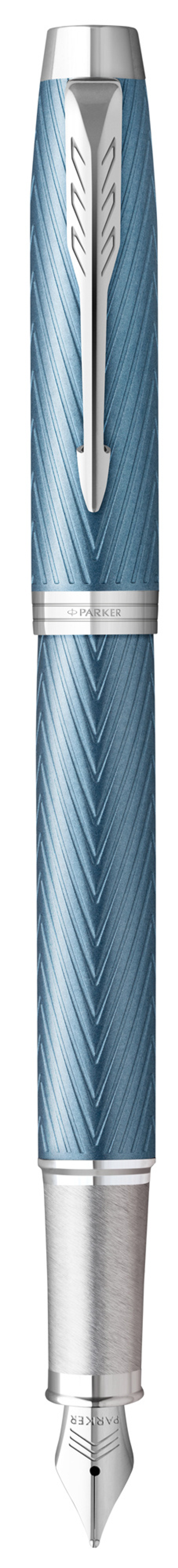 Parker IM Premium - F318 Blue Grey CT, перьевая ручка, F