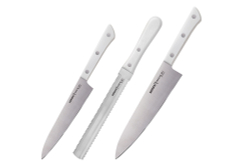 Набор ножей 3шт Samura Harakiri SHR-0230W/K