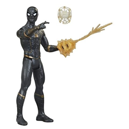 Hasbro Marvel Spider-Man - Фигурка Mystery Web Gear 15 см Человек-паук с оружием F1913