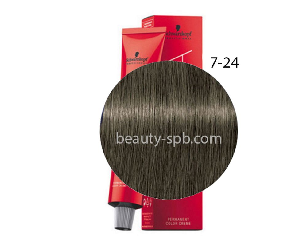 Schwarzkopf Professional краска для волос Игора Royal цвет 7-24 Средний русый пепельный бежевый 60мл