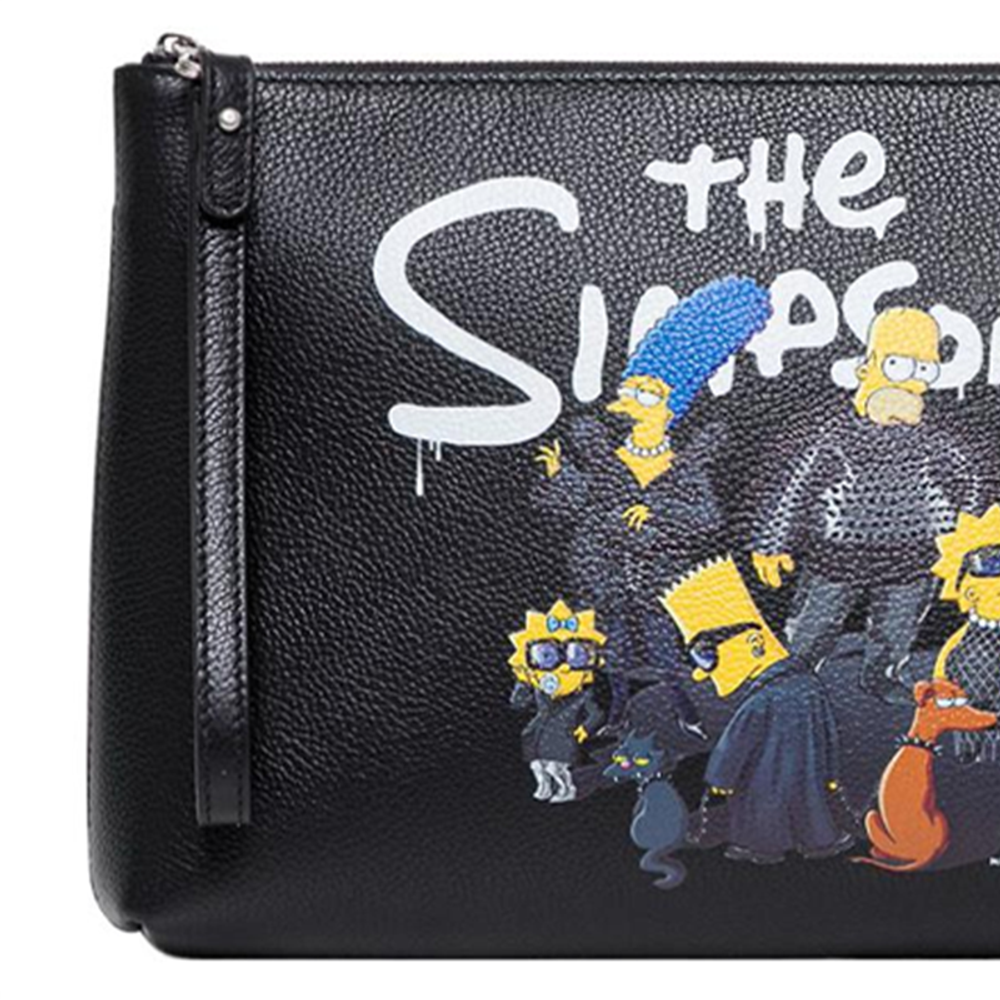 Balenciaga Cow Leather Clutch Women"s Black