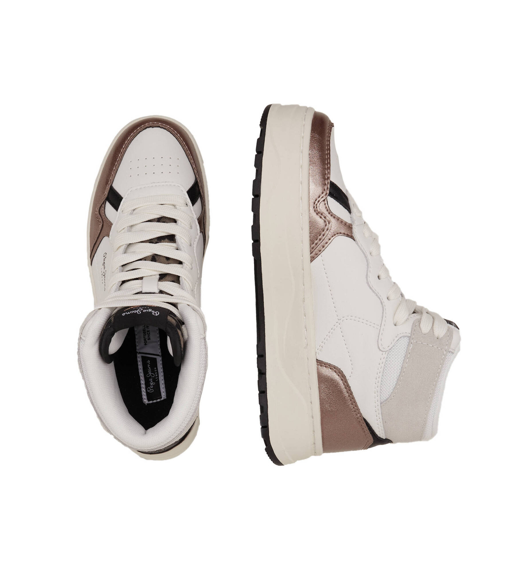 Кроссовки KORE BASKET W Pepe Jeans London - белый(PLS31500)