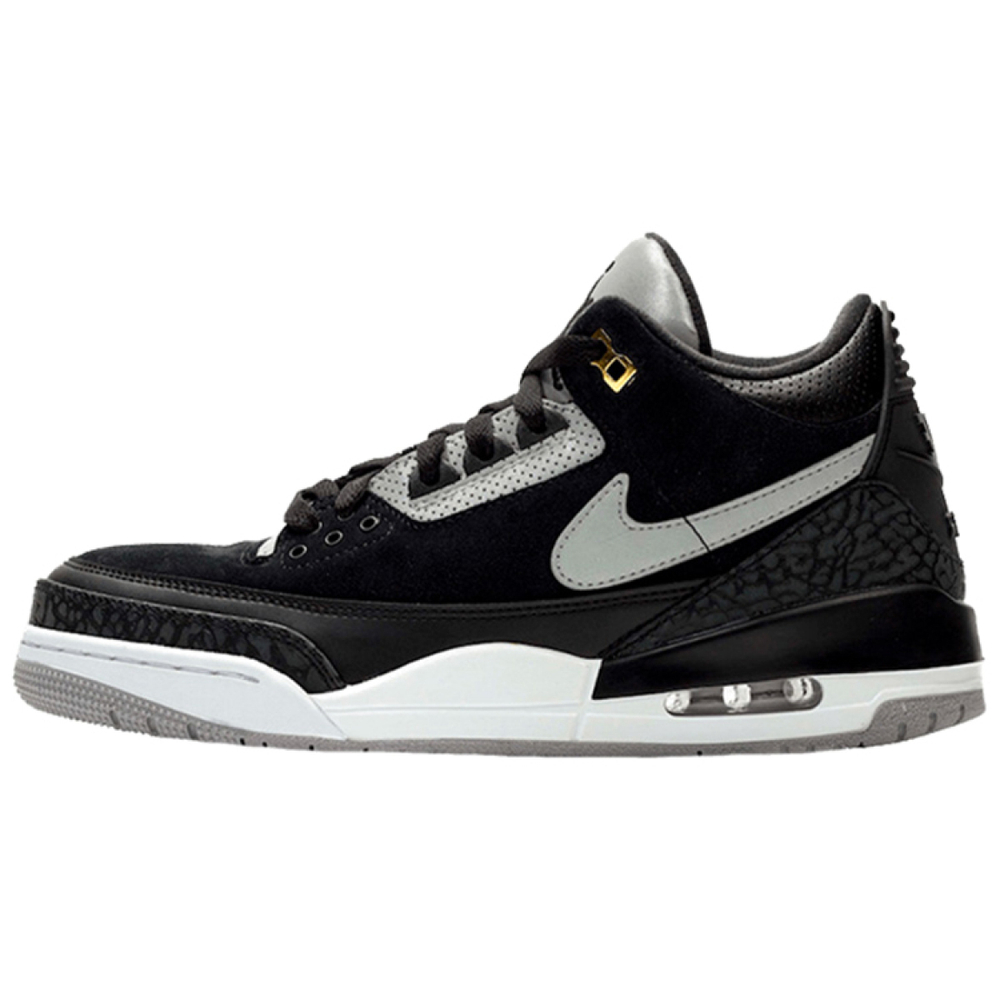 Кроссовки Air Jordan 3 Retro Tinker Black Cement Gold