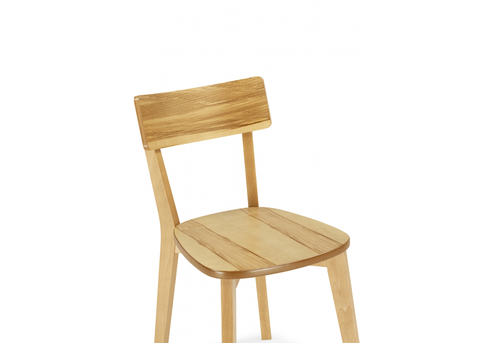 Стул деревянный Woodville Линда жесткое сидение дуб, вивид дуб