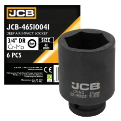 Головка ударная глубокая 3/4'', 41мм (6гр.) JCB JCB-46510041