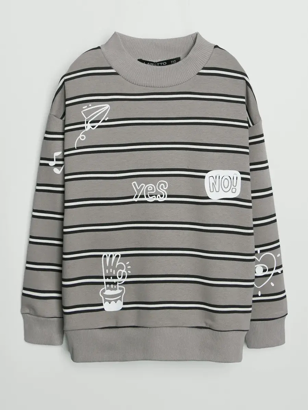 Спортивный костюм для девочки на весну серый оверсайз