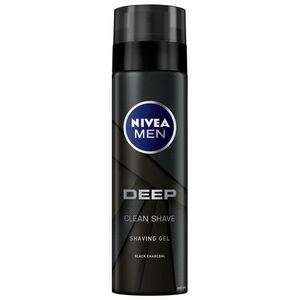 Черный гель Nivea для бритья Ultra 200 мл