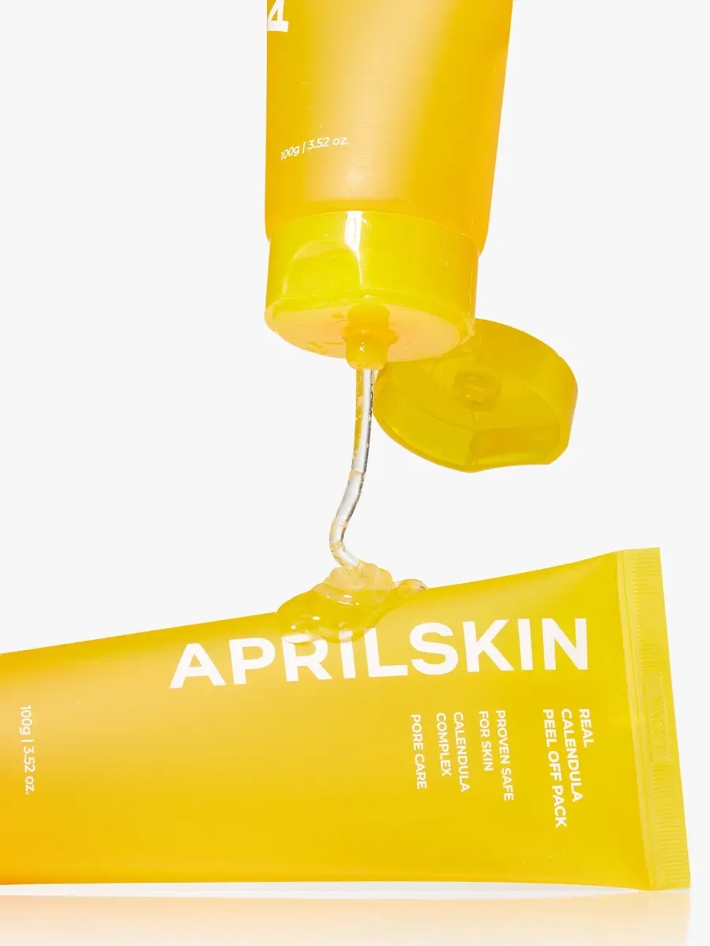 APRILSKIN Отшелушивающая маска-пленка с экстрактом календулы для сияния кожи Calendula Peel Off Pack 100 гр