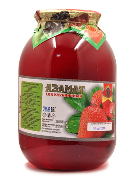 Сок Клубничный 2л. Азамат