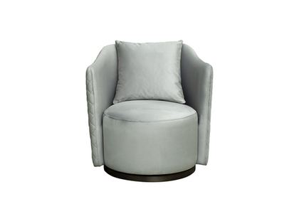 Кресло вращающееся велюровое 70x77x80см Garda Decor Verona мятное