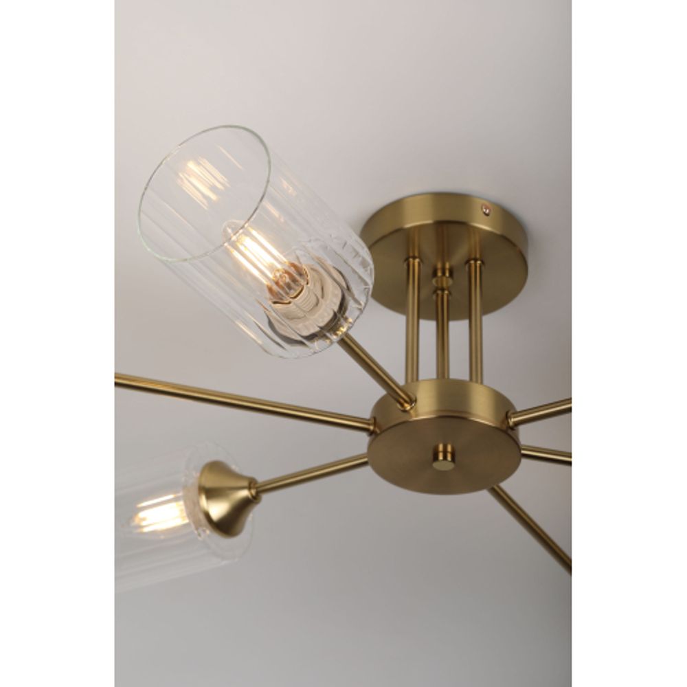 Люстра Rivoli Gill 9188-306 6хЕ27 60Вт модерн | Rivoli