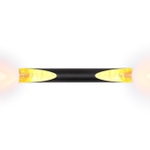 6671/16WL HIGHTECH ODL19 357 металл/черный с золотым фольгированием Настен.светильник LED 16W 3000К WHITNEY (ВМЕСТО 3816/16WL)