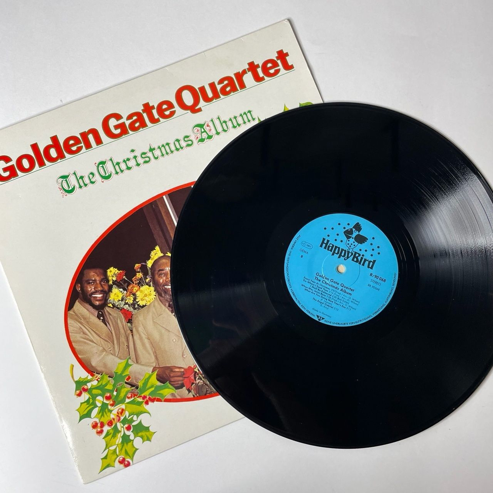 Винтажная виниловая пластинка LP Golden Gate Quartet The Christmas Album (Germany 1981) Sweet Hour Of Prayer