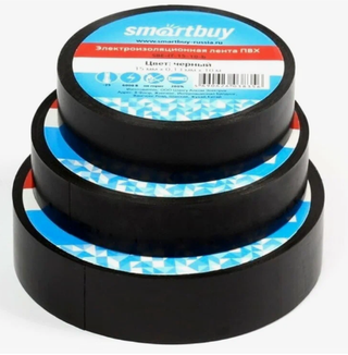 Изолента 15мм*10м Черная TDM Smartbuy (SBE-IT-15-10-b) (малая) 38356