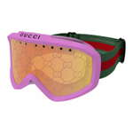 GUCCI Acetate Irregular Shape Sunglasses Men"s Pink