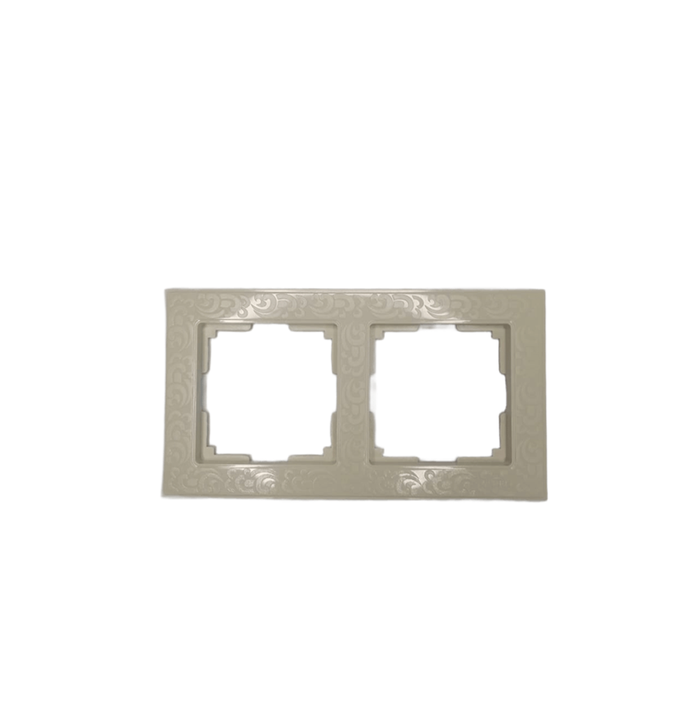 Рамка Werkel Flock на 2 поста слоновая кость WL05-Frame-02-ivory 4690389046919