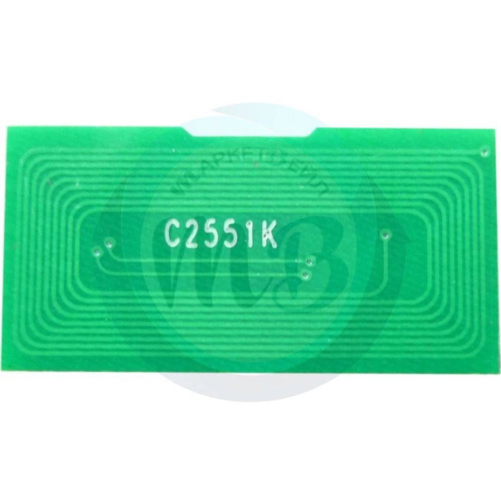 Чип для Ricoh MP C2551E, Black, 10K, Grafit
