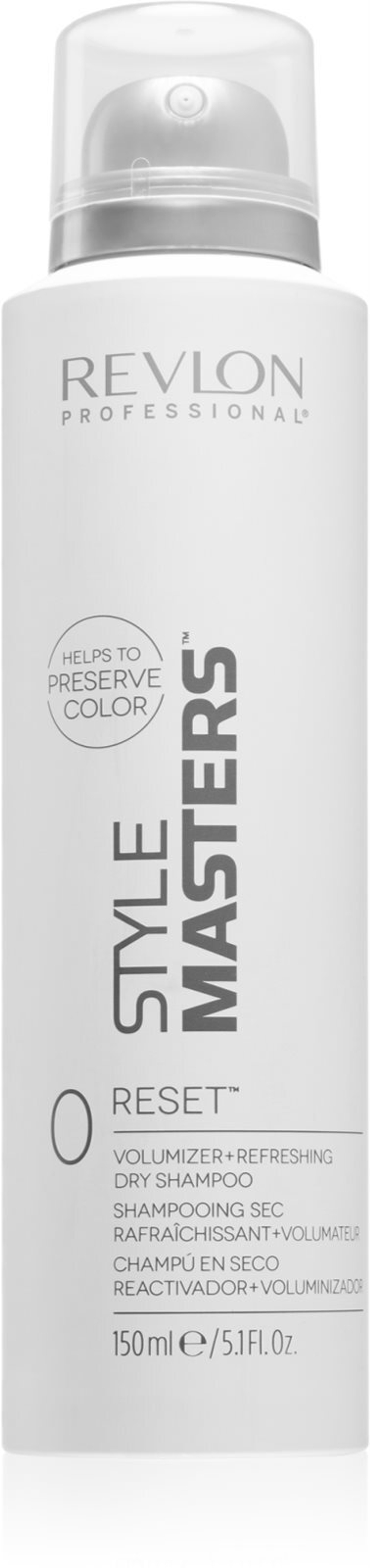 Revlon Professional Style Masters Reset - сухой шампунь, который поглощает излишки кожного сала и освежает волосы /   150  ml  / GTIN 8432225096865
