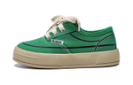 Children's KAPPA KIDS Kappa wear-resistant non-slip low-top canvas shoes jungle green