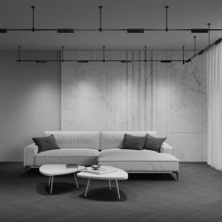 Трековый однофазный светодиодный светильник Maytoni Flarity   TR150-1-12W4K-M-B