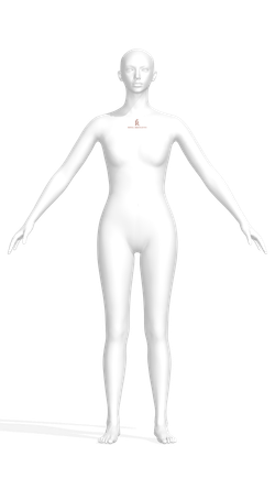 3D аватар манекена Моника