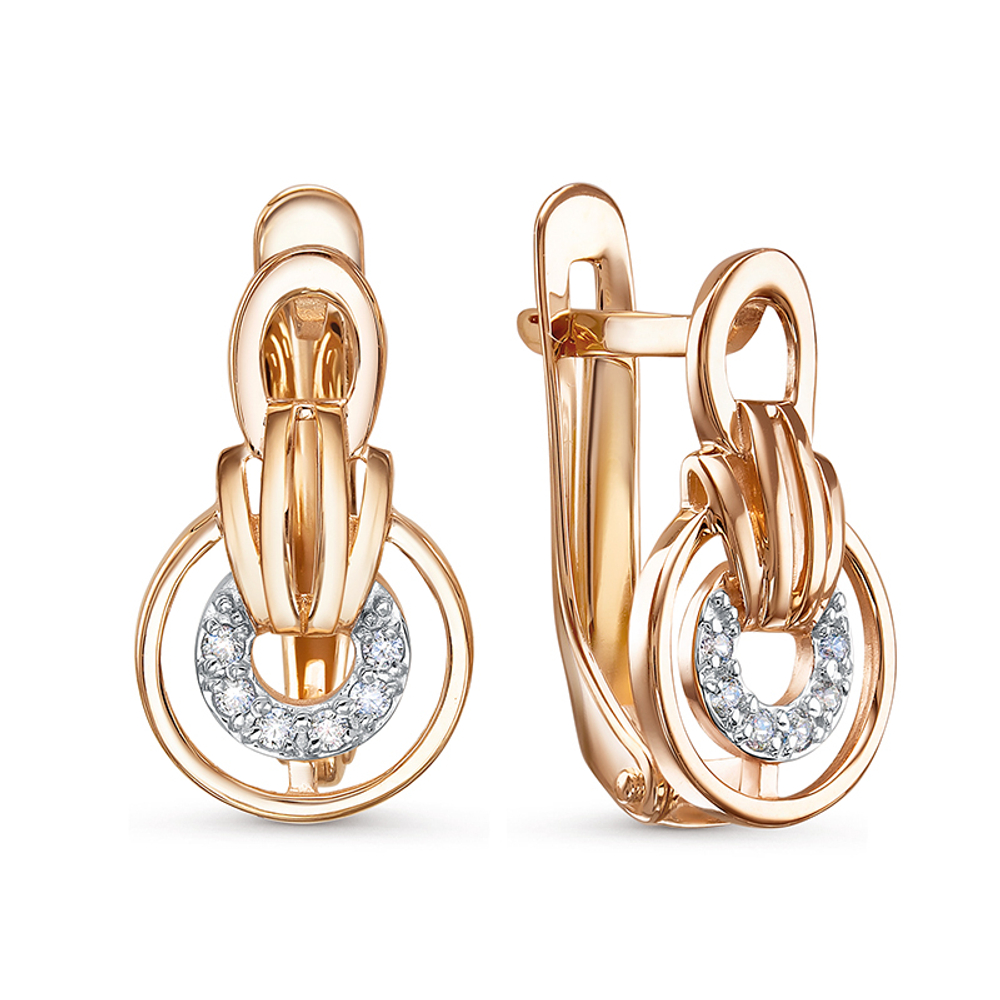 Серьги из золота 585 пробы