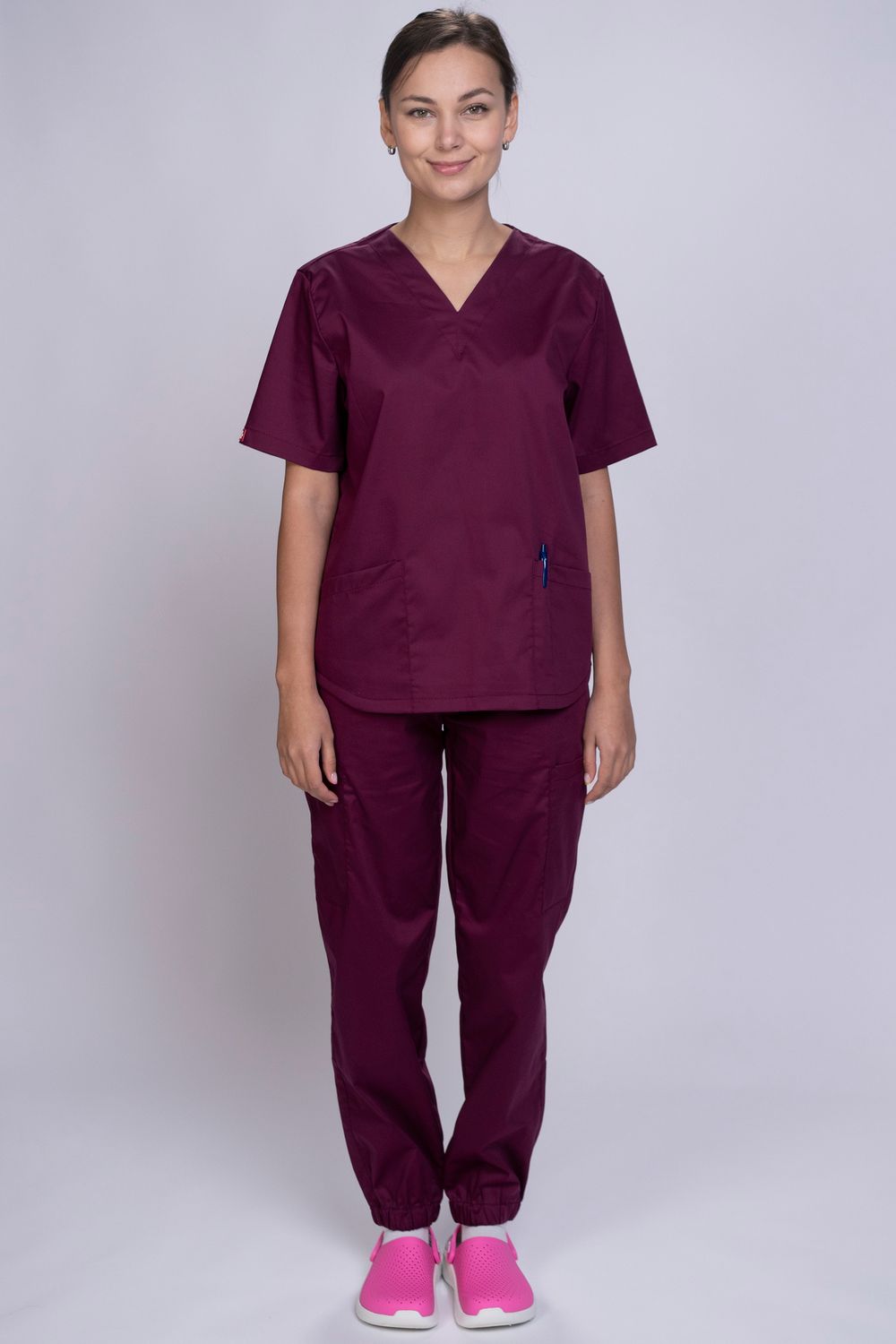 Топ женский MedicLine (Dark Magenta)