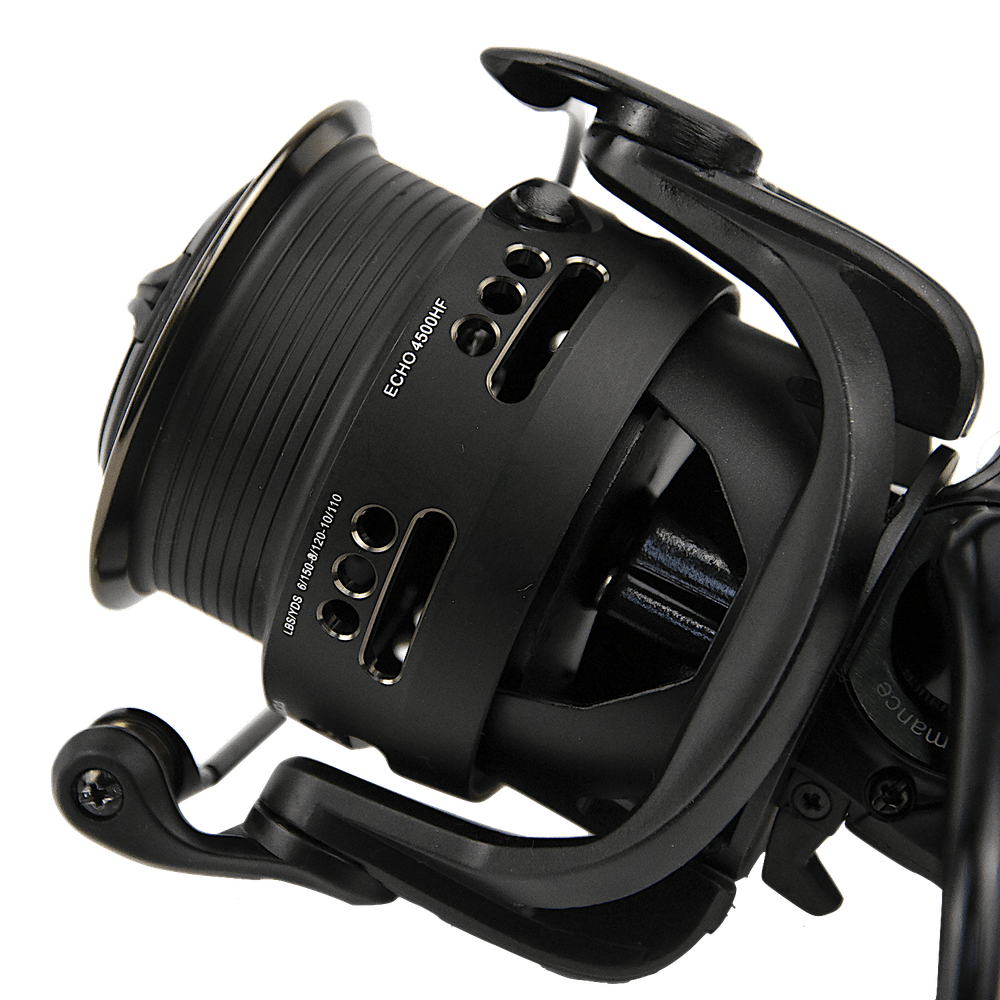 Катушка Kaida Echo 4500HF фидерная bb7+1 (6.0:1) 0.25/0.28/0.30мм-140/110/100м Нагр.8.5кг 310г 98см/об мет. шпуля