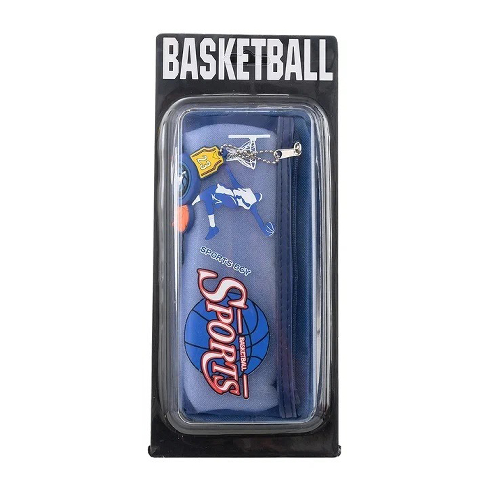 Пенал-косметичка Basir без наполнения, 20*8,5*6 см, серия "Sport", ассорти